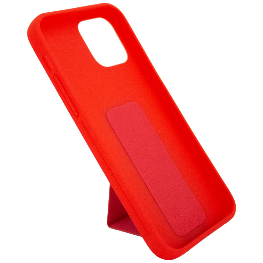 Чехол Hand Holder для iPhone 12 Pro Max силиконовый красный
